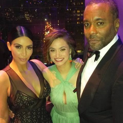T at a gala event